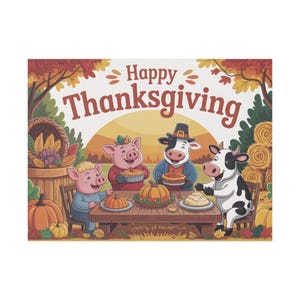 Yard Sign, Thanksgiving Decor, Farm Animals Sign, Funny Farmhouse Sign, Outdoor Sign, Thanksgiving Yard Art