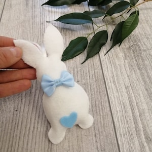 Easter bunny decor Easter felt ornament Spring home decor Easter rabbit Felt Easter Tree Ornaments