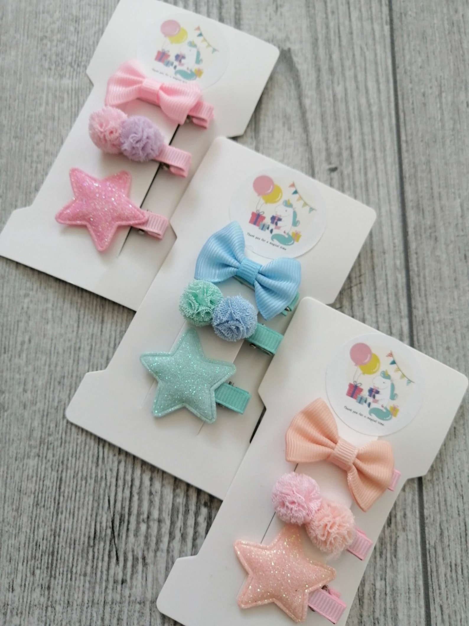 Set of 3 Baby Hair Clips Mini Hair Clips Baby Girl Hair Clips Etsy Hong Kong