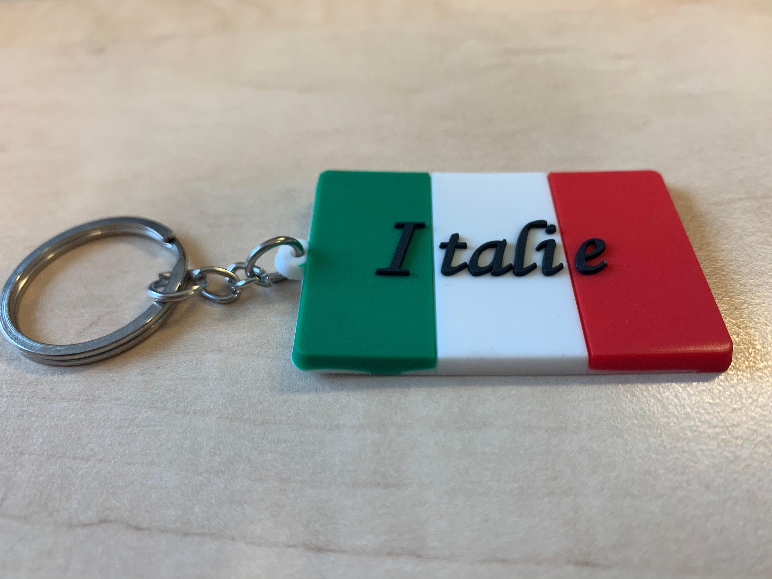 Italy KeychainItalyRomePizzaItaly Keychain Etsy