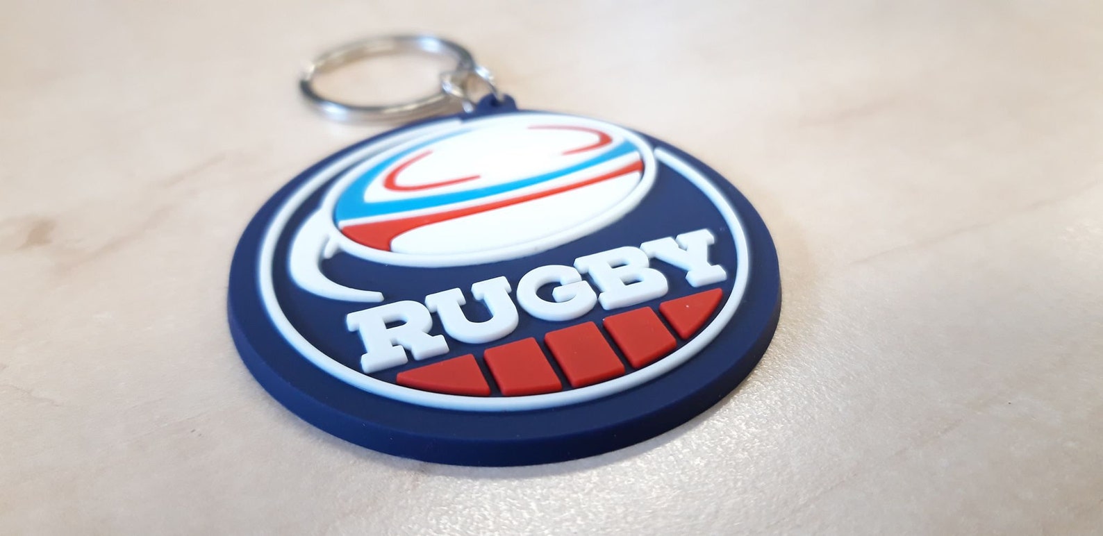 Rugby Keychain Unique Rugby Keychain Rugby Ball Etsy