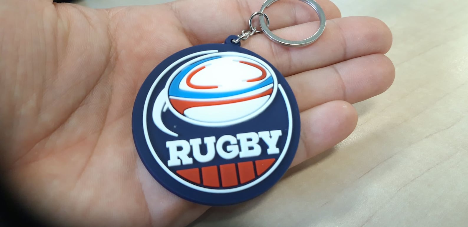 Rugby Keychain Unique Rugby Keychain Rugby Ball Etsy
