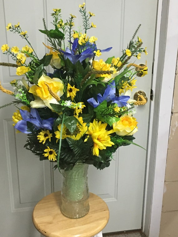 Cemetery vase flowers grave vase cemetery cone vase high Etsy