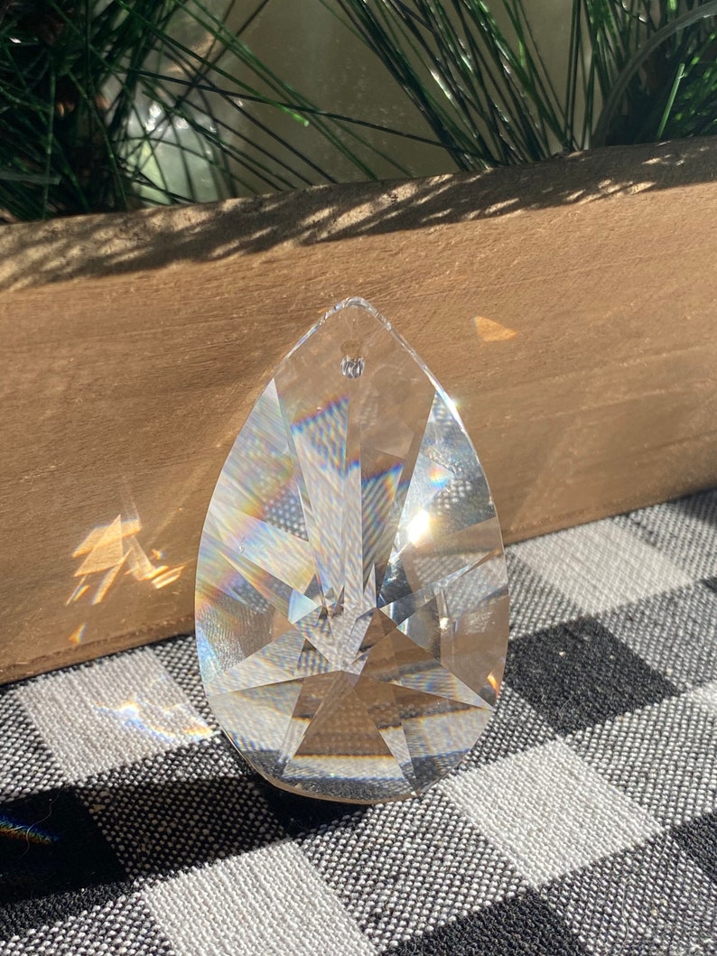 1 38mm Clear Chandelier Crystal Prisms ONE Asfour Full Lead Etsy