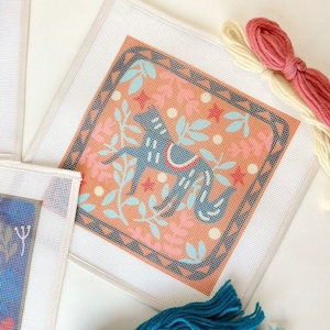 Folk Horse Needlepoint Kit