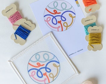 Modern Needlepoint Kit Nadia Beginner Tapestry Kit 