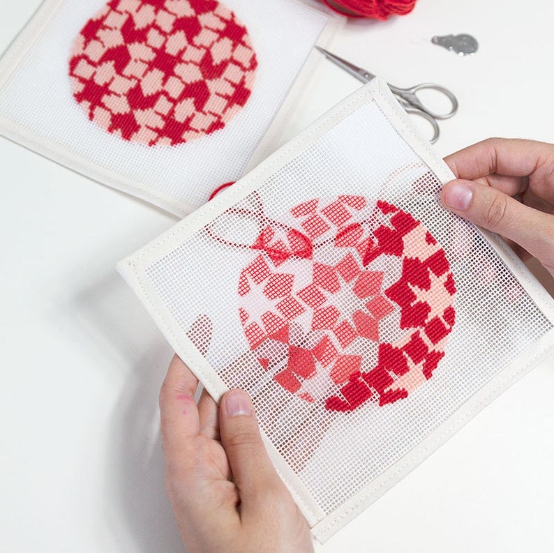 Needlepoint Ornament Kit Reflections Geometric Tapestry Kit image 4