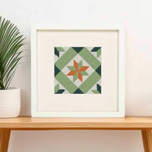 Tiles Needlepoint Counted Kit: Quilt