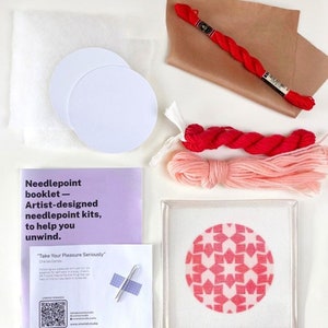Needlepoint Ornament Kit Reflections Geometric Tapestry Kit image 6