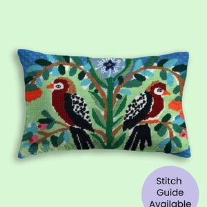 Birds of a Feather Needlepoint Cushion Kit