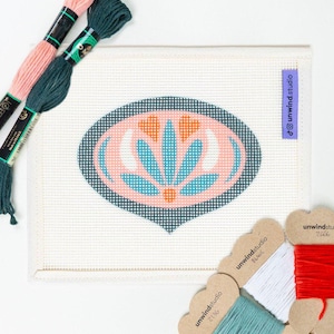 Festive Wishes Needlepoint Ornament Kit
