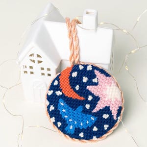 Christmas Night Needlepoint Ornament Kit