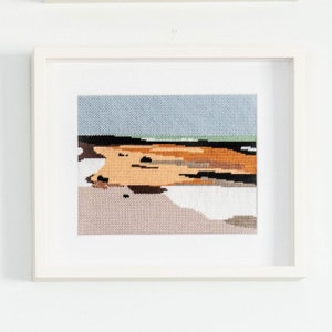 Kit de bordado moderno Dunas no. Kit de tapeçaria de 5 dunas de areia da Flórida