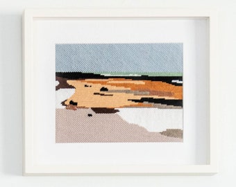 Modern Needlepoint Kit Dunes no. 5 Florida Sand Dunes Tapestry Kit