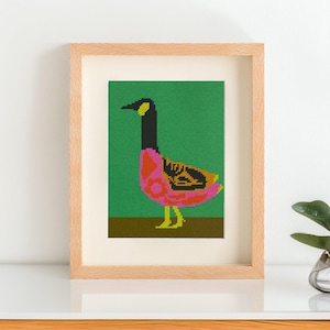 Folk Goose Needlepoint Kit