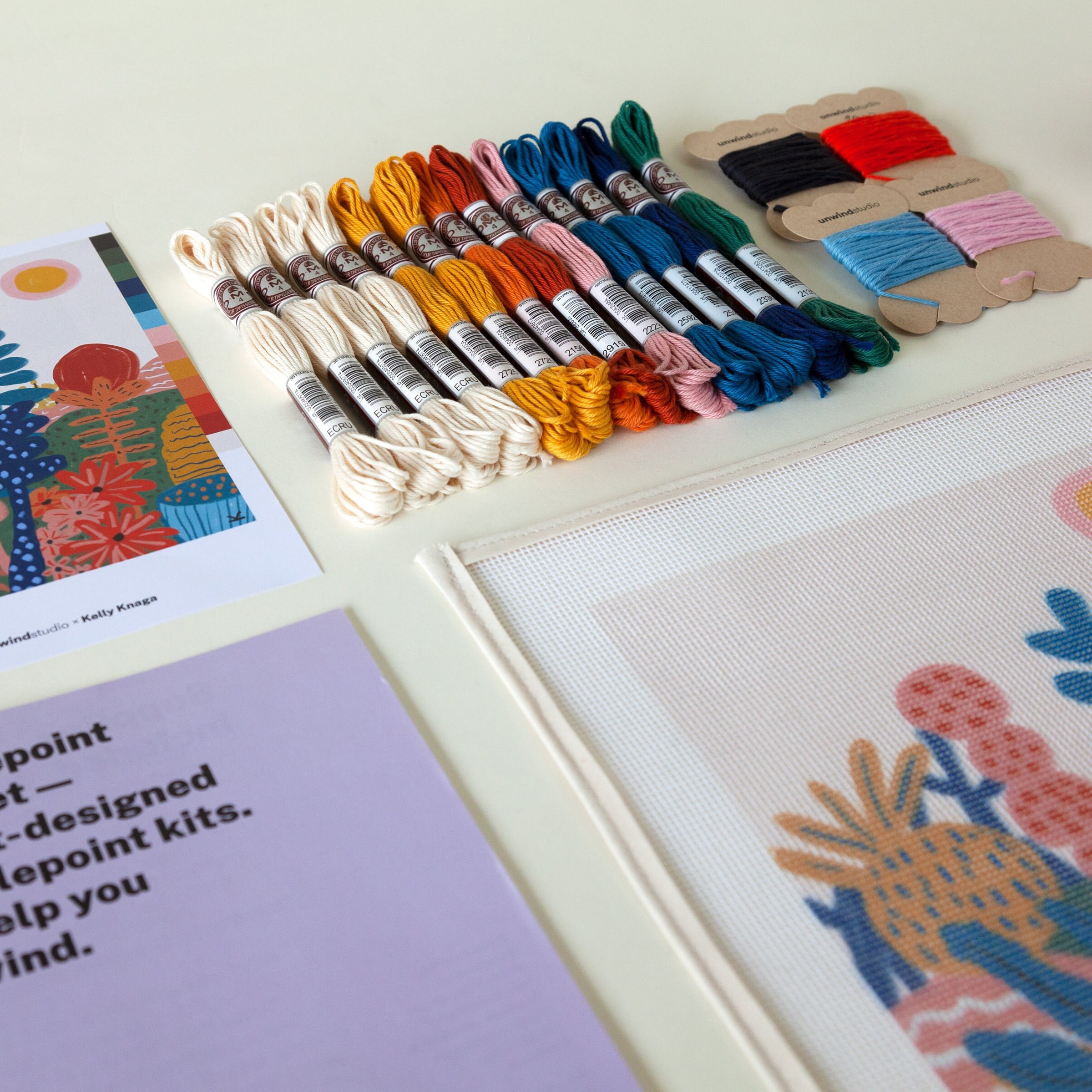 Modern Needlepoint Kit Nadia Beginner Tapestry Kit 