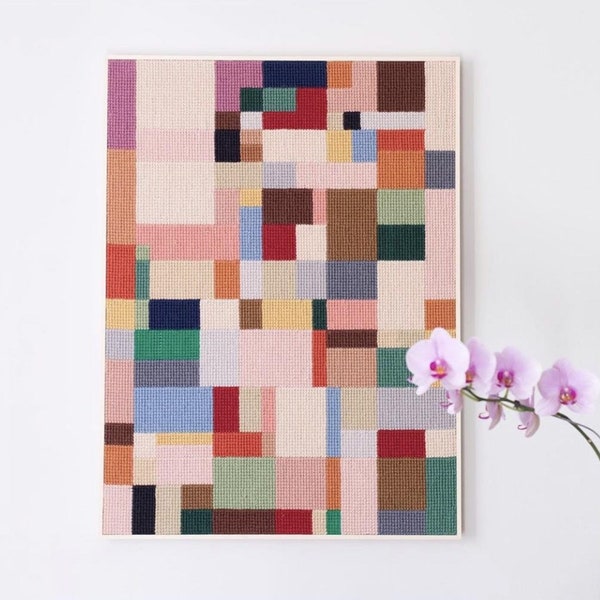 Digital pattern: Couto Geometric Tapestry Needlepoint