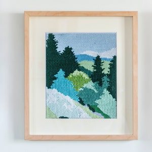 Modern Needlepoint Kit Mountain Spring