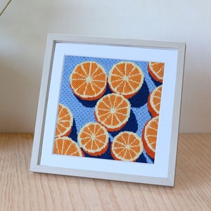 Modern NEEDLEPOINT KIT AGRUMES Oranges Summer