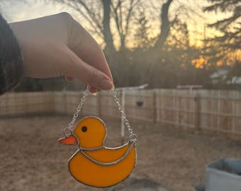 Stained glass rubber duck | ducking | jeep |