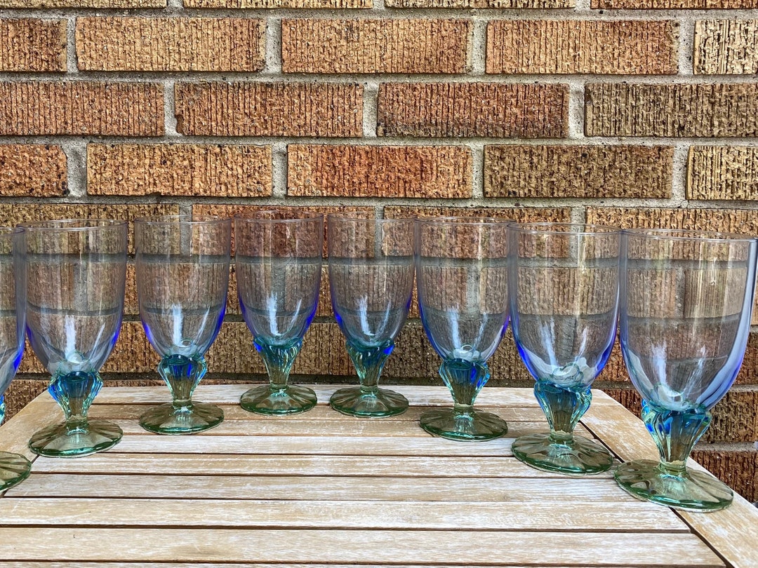 Vintage Bormioli Rocco Bahia Iced Tea Glasses Etsy