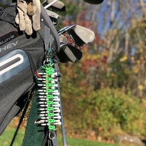 Golf Tee Holder (Green & Black)