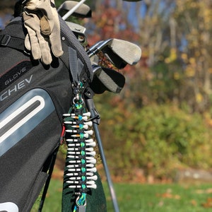 Golf Tee Holder (Green/ Blue & Black)
