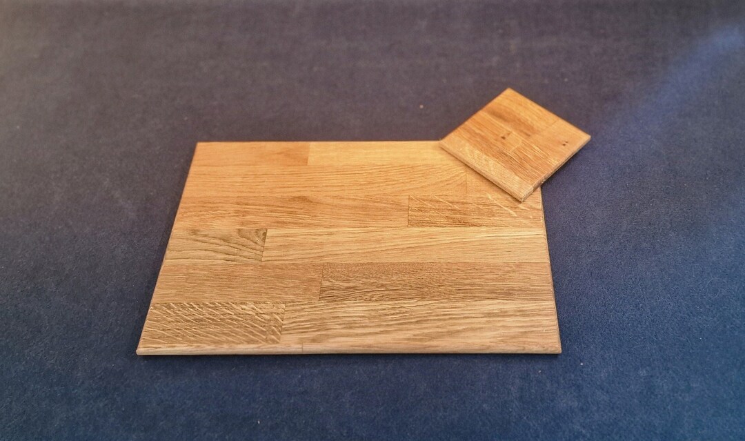 Solid Oak Placemats & Coasters sold in a Set of ONE Mat and Coaster
