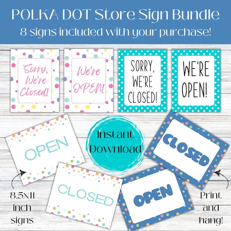 We're Open Signs - Etsy