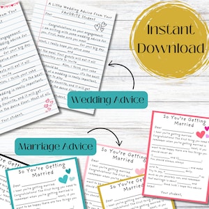 Wedding and Marriage Advice from Student to Teacher, Marriage Advice from Class, Teacher Gift from Students, Class Gift, For Teacher