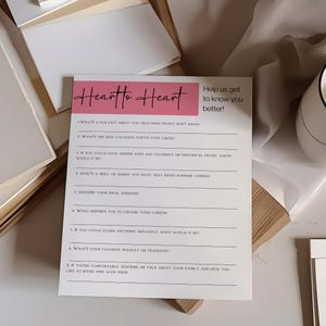 Team Building Get to Know Your Staff Questionnaire, Printable Ice ...