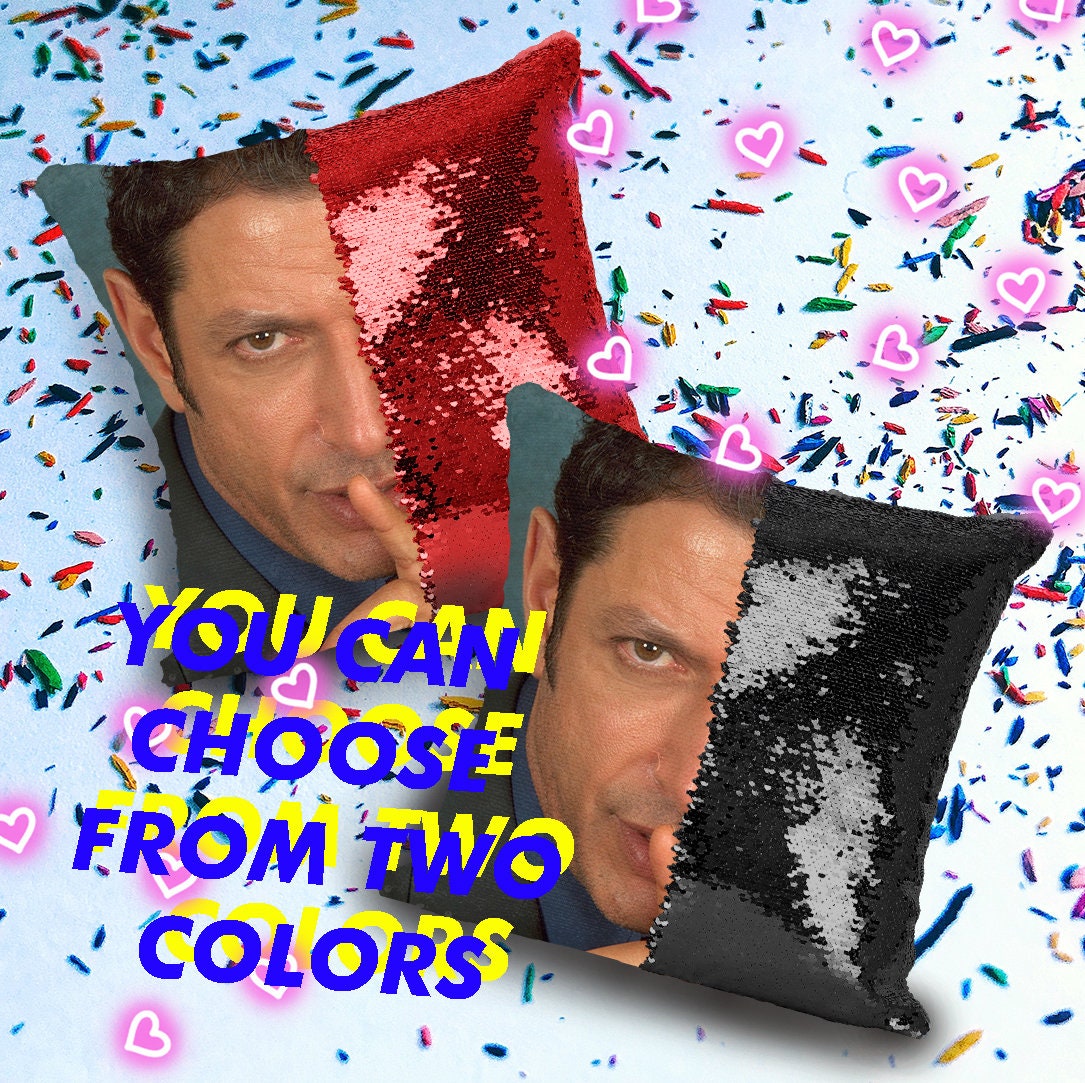 Goldblum Pillow Jeff Goldblum Finger Christmas Gifts Etsy