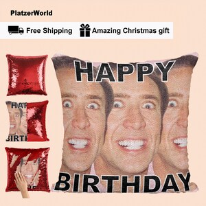 Nic Cage as Jesus Throw Pillow Pillow Nic Cage as Jesus Throw Pillow Pillow