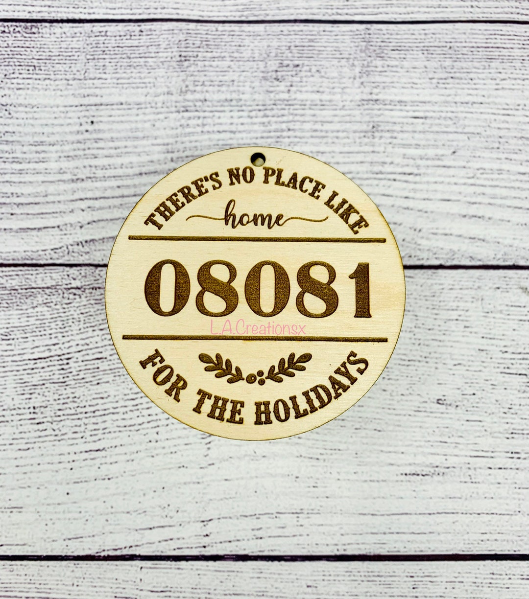 Custom Zip Code Christmas Ornament Zip Code Ornament Gift for Etsy