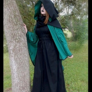 Witchy Woman Hooded Scarf and Fantasy Chemise Gown 2721 New - Etsy