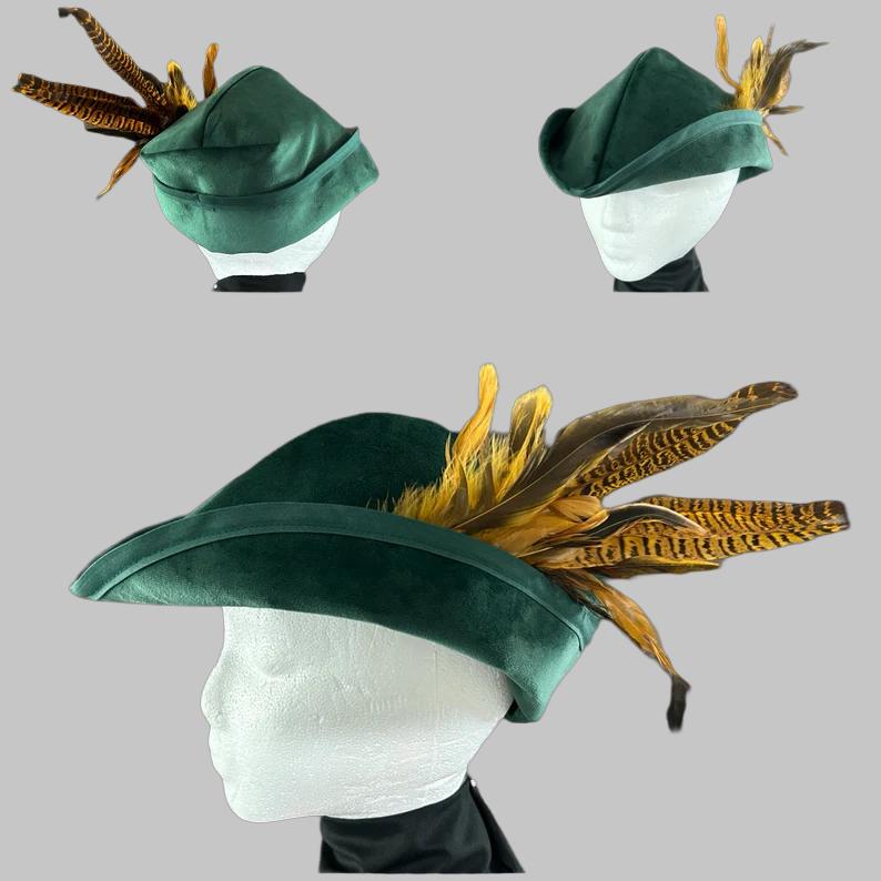 PDF Renaissance Medieval Bycocket Archer Robin Hood Hat 2324 New Rabbit ...