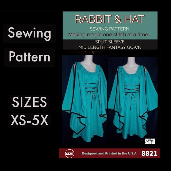 33+ Designs Split Sleeve Dress Sewing Pattern