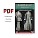 PDF Size 4X Tudor Over Gown Dress With Long Fantasy Sleeves 624 New ...