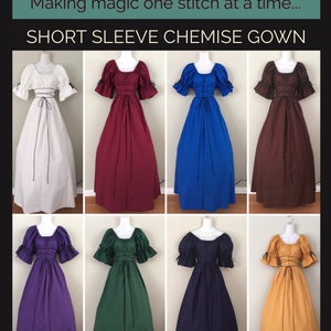 Puede incluir: Un patr&oacute;n de costura para un vestido camis&oacute;n de manga corta. El patr&oacute;n est&aacute; disponible en ocho colores diferentes: blanco, burdeos, azul, marr&oacute;n, morado, verde, azul marino y amarillo. El patr&oacute;n est&aacute; dise&ntilde;ado e impreso en los EE. UU. y est&aacute; etiquetado con el n&uacute;mero 921.