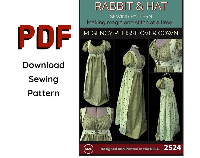 Emma Reticule Digital PDF Pattern - Optimized for Embroidery - Sewing ...