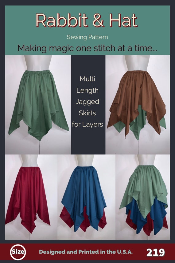 12 Skirt sewing patterns to sew tonight - Gathered