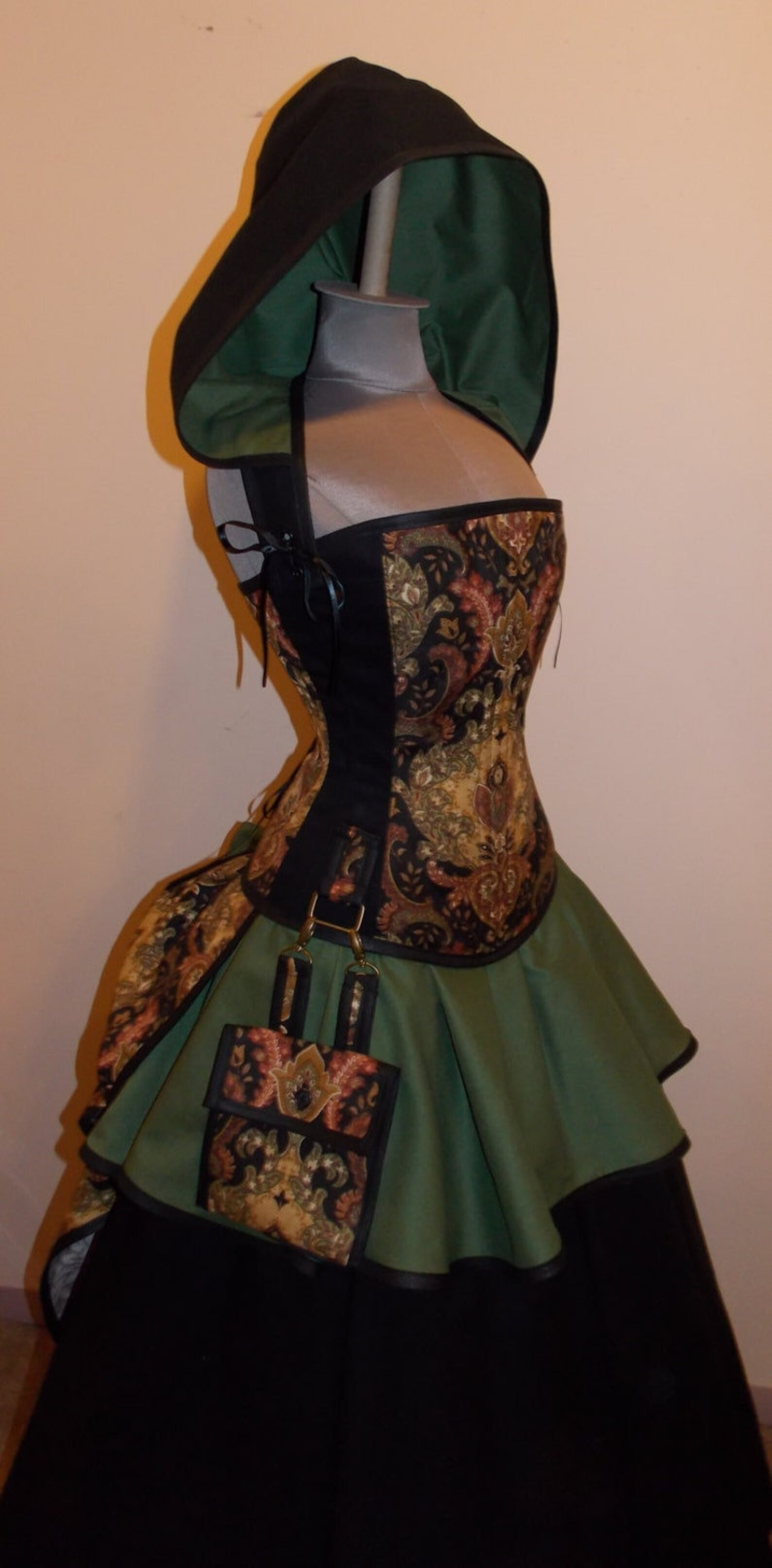 PDF 1X Scandalous Traveler Back Tie Corset With Hood, Bustle, Mini ...