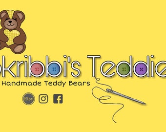 Handmade Teddy Bear White Bear Plush Blue Nose Polar Etsy - teddy bear shirt template roblox