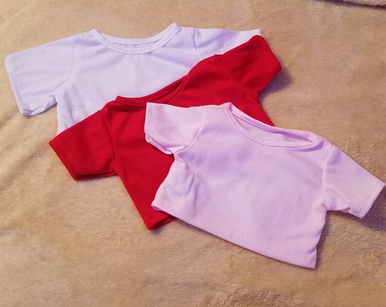 Custom TShirt for Stuffed Animals Personalized Teddy Bear Etsy