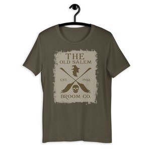 Salem Broom Company Basic Witch Trails Halloween Short-Sleeve Unisex T-Shirt