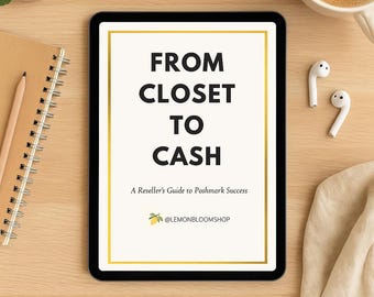 Poshmark Reseller Guide: Thrift & Flip eBook with Inventory Tracker (PDF Download