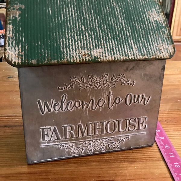 Mail Box, Farm House, Must Have, Metal, Mom, Sister, Dad, Housewarming, Gift, Christmas, Country