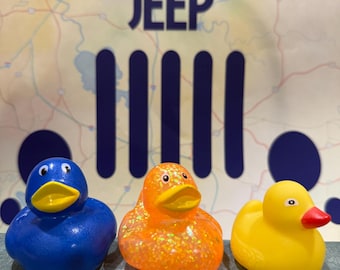 Jeep Ducks, Cruise Ducks, Fun Rubber Duck Set of 3