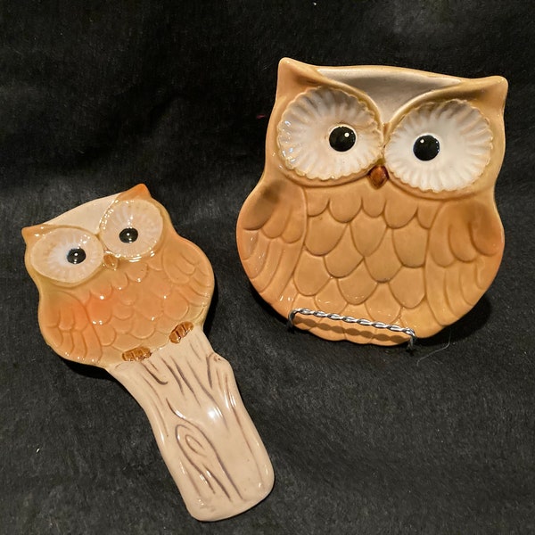 Owl, Spoon Rest, Trinket Plate, Gift, Birthday, Mom, Dad, Kitchen, New, Never Used, Must Have, Cute