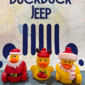 Rubber Duck, Rubber Ducks, Jeep Ducks, Cruise Ducks, Bath Toy, Keepsake, Different Varieties, Cute, Fun, Must Have, Silly, Friend, SET OF 3
